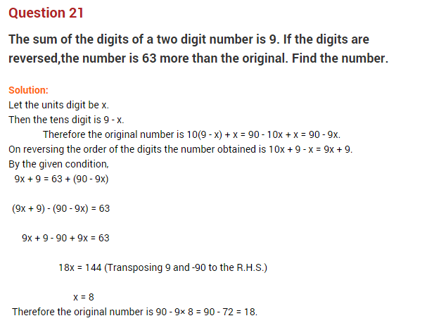 Extra Questions for Class 8 Maths Linear Equations in One Variable Q14