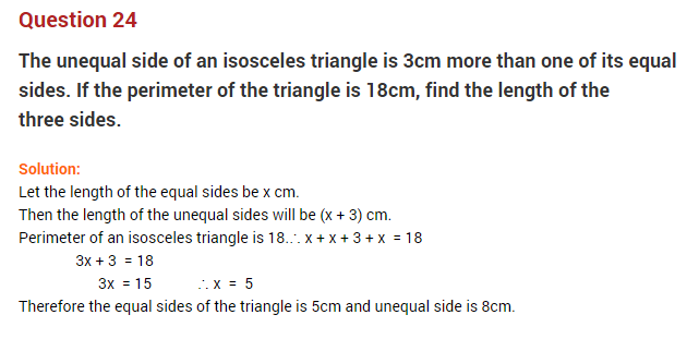 Class 8 Maths Linear Equations in One Variable Extra Questions 15