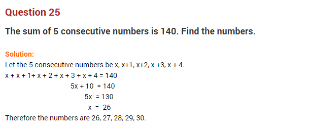 Class 8 Maths Linear Equations in One Variable Extra Questions 16