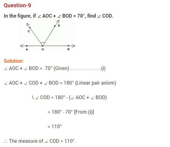 Class 9 Maths Chapter 6 Extra Questions With Solutions