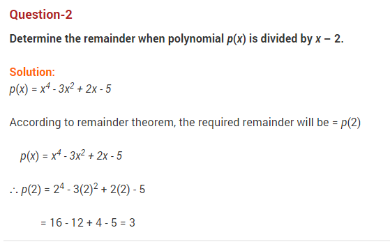 Polynomials Extra Questions Class 9