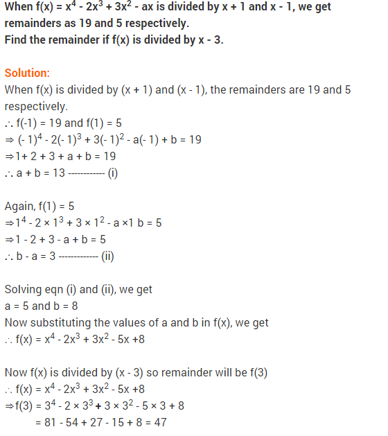 Extra Questions On Polynomials Class 9