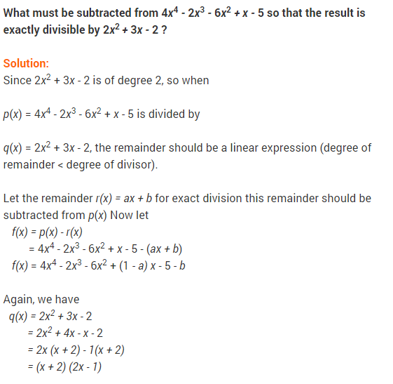 Extra Questions Of Polynomials Class 9