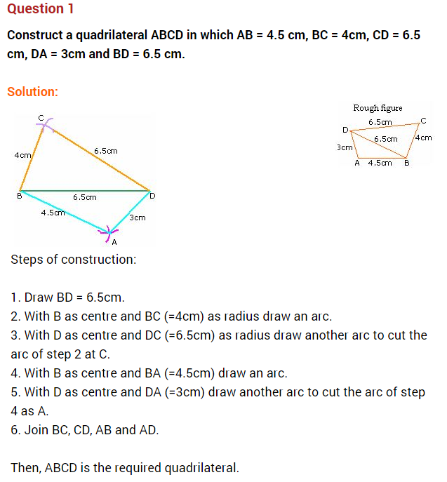 Class 8 Geometry Questions