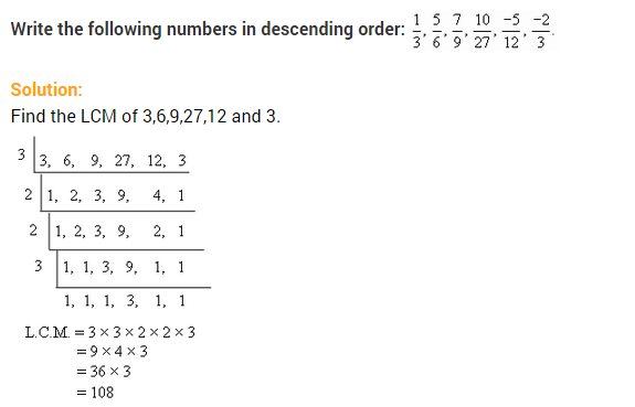 Extra Questions for Class 8 Maths Rational Numbers 10
