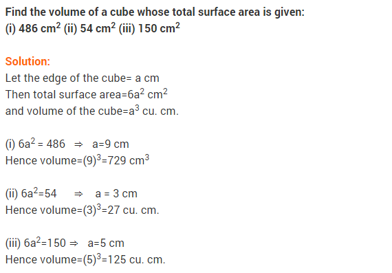 Surface Area And Volume Extra Questions