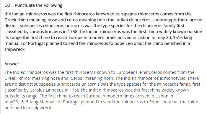NCERT Solutions For Class 9 English Main Course Book Ch 7 The Indian Rhinoceras