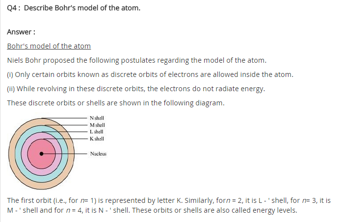 NCERT Solutions For Class 9 Science Chapter 4 Structure of the Atom