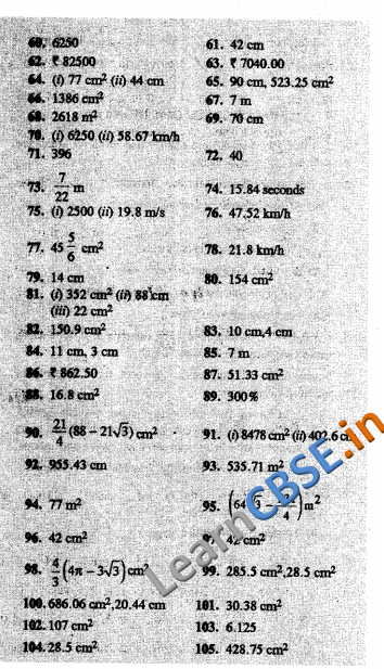  CBSE NCERT CCE Summative Assessment Class 10 Maths Areas Related To Circles  