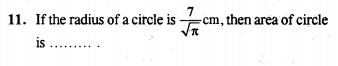  CBSE Maths Class 10 Areas Related TO Circles Objective Type 