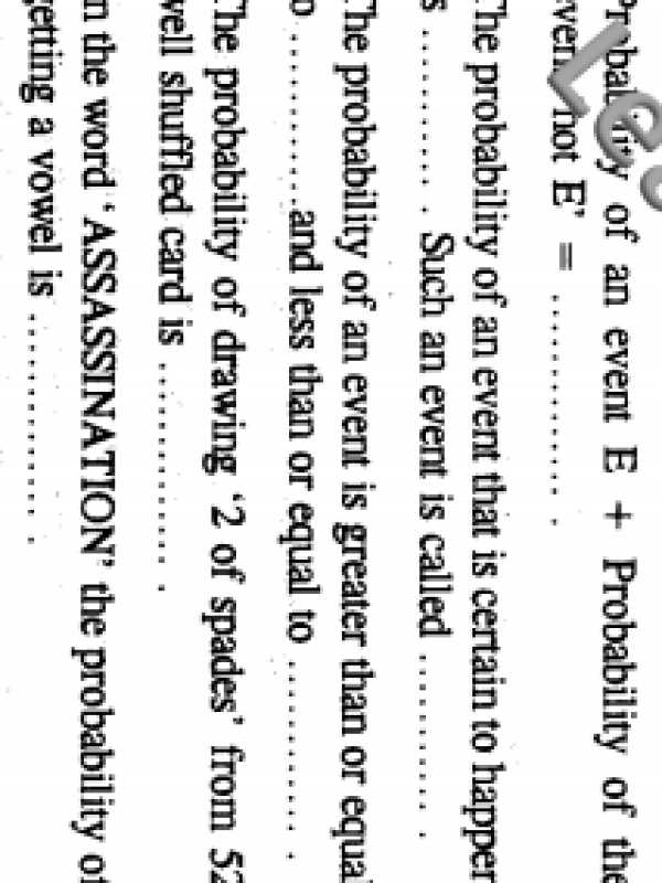  NCERT Solutions for Class 10 Maths Chapter 15 Probability 