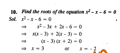  Class 10 CBSE Maths Quadratic Equations Formative Assessment 